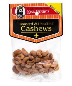 Roasted Unsalted Cashews (12 Pack)